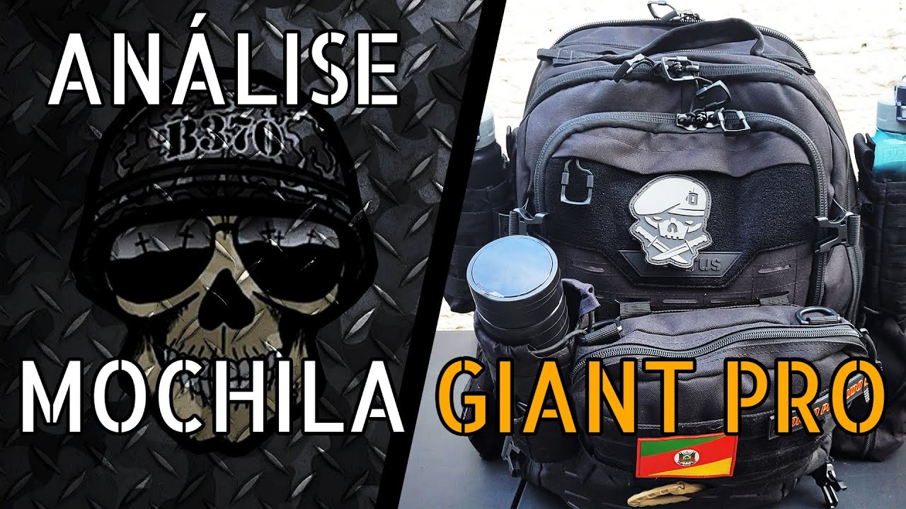 Analise da mochila GIANT PRO INVICTUS! Será que é grande?