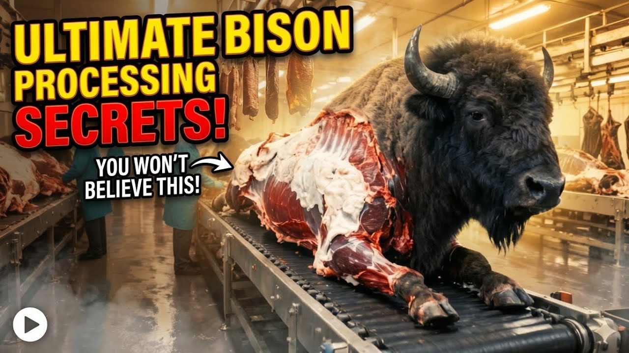 Inside a Luxury Bison Leather Factory From Raw Hide to Premium Designer Goods (Full Process)