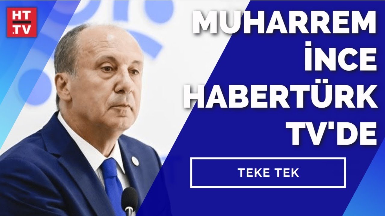 Muharrem İnce, Teke Tek'te Fatih Altaylı'nın sorularını yanıtlıyor