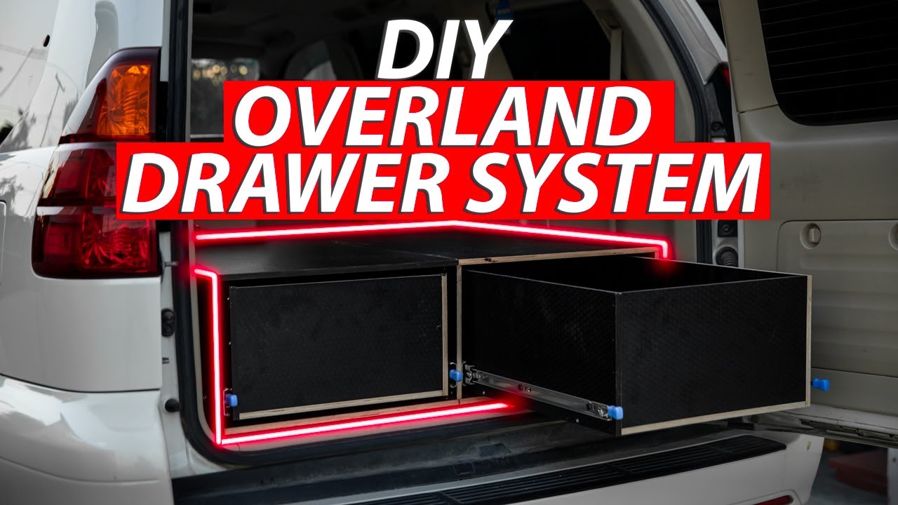 Как собрать идеальную систему Overland Drawer System со спальным местом для кемпинга! Часть 1
