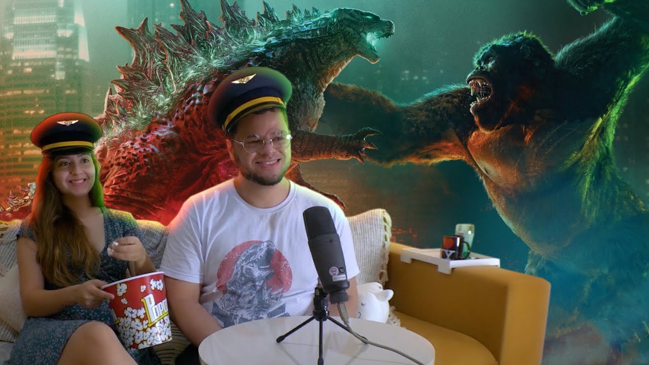 Reagindo ao filme GODZILLA vs. KONG!