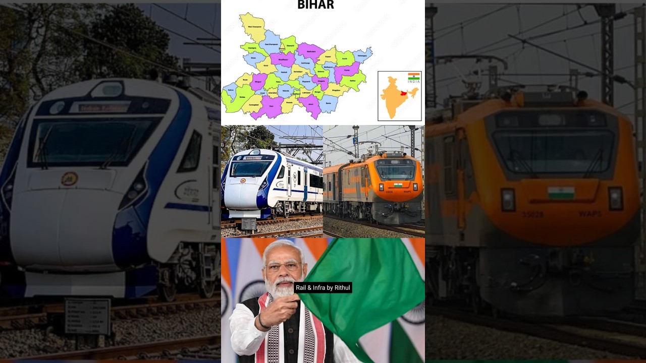 Bihar Gets 4 New Trains | Vande Bharat & Amrit Bharat Express Launch 2025