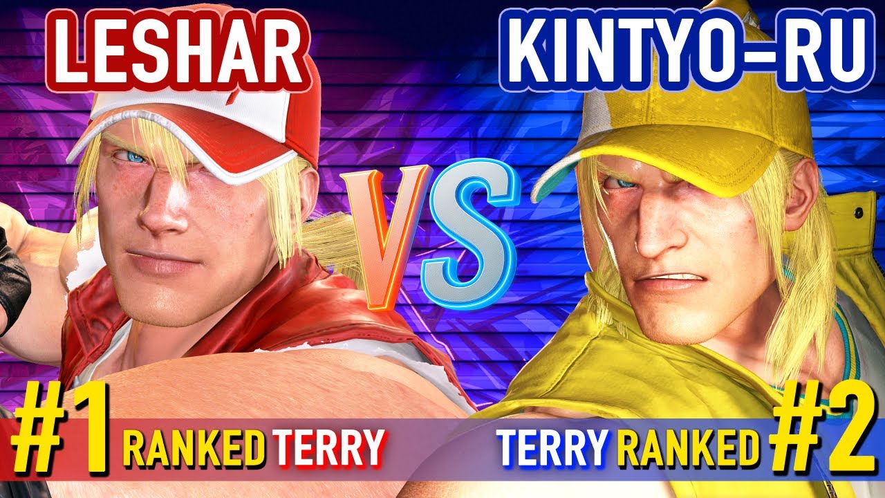 SF6 ▰ LESHAR (#1 Ranked Terry) vs KINTYO-RU (#2 Ranked Terry) ▰ High Level Gameplay