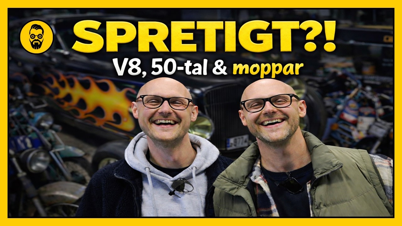Tvillingarnas garage: V8, 50-tal & moppegalenskap