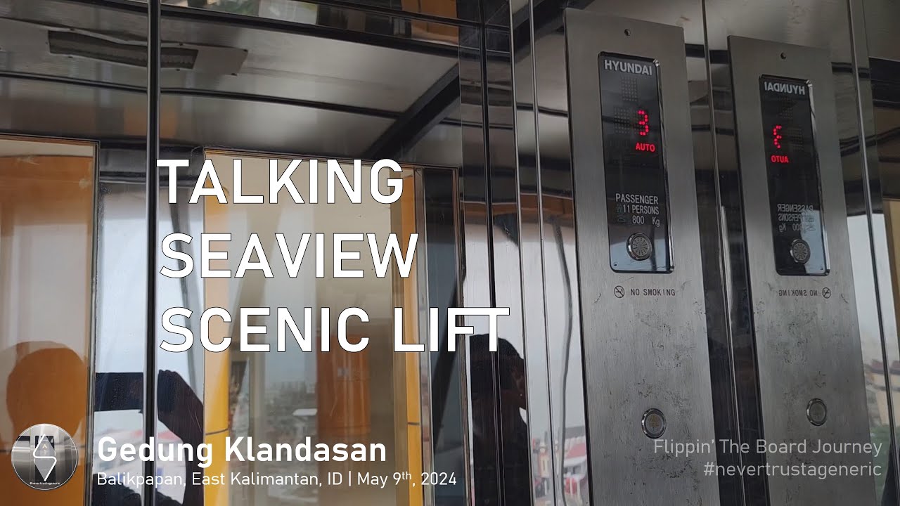 2x Hyundai Traction Lifts / Elevators - Gedung Klandasan, Balikpapan, East Kalimantan