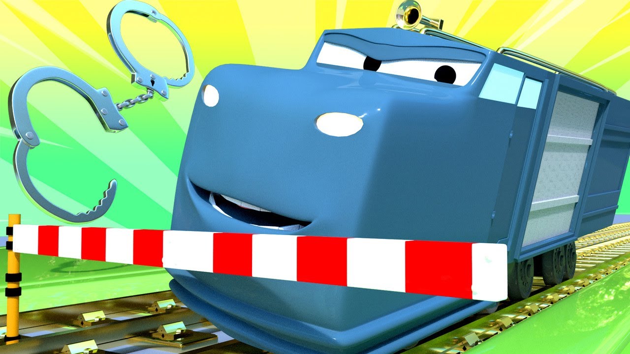 Le Train Policier Résout le Mystère de la Fête de Lord Byron ! - Dessin animé de Tains pour enfants
