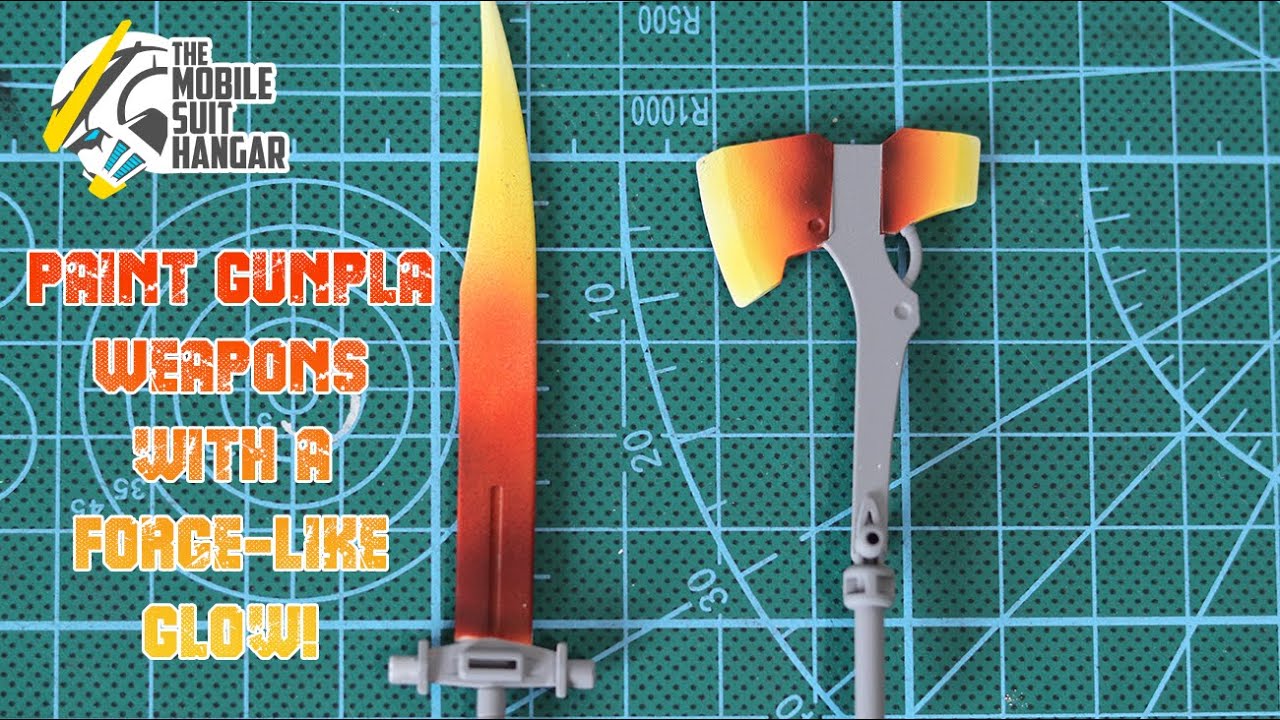 Molten Metal Effect Tutorial: Paint Gunpla Weapons with a Forge-Like Glow!
