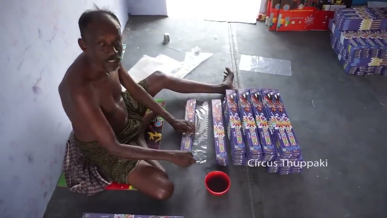 Colourful & Special Sparklers Making | Indian Crackers factory Tour