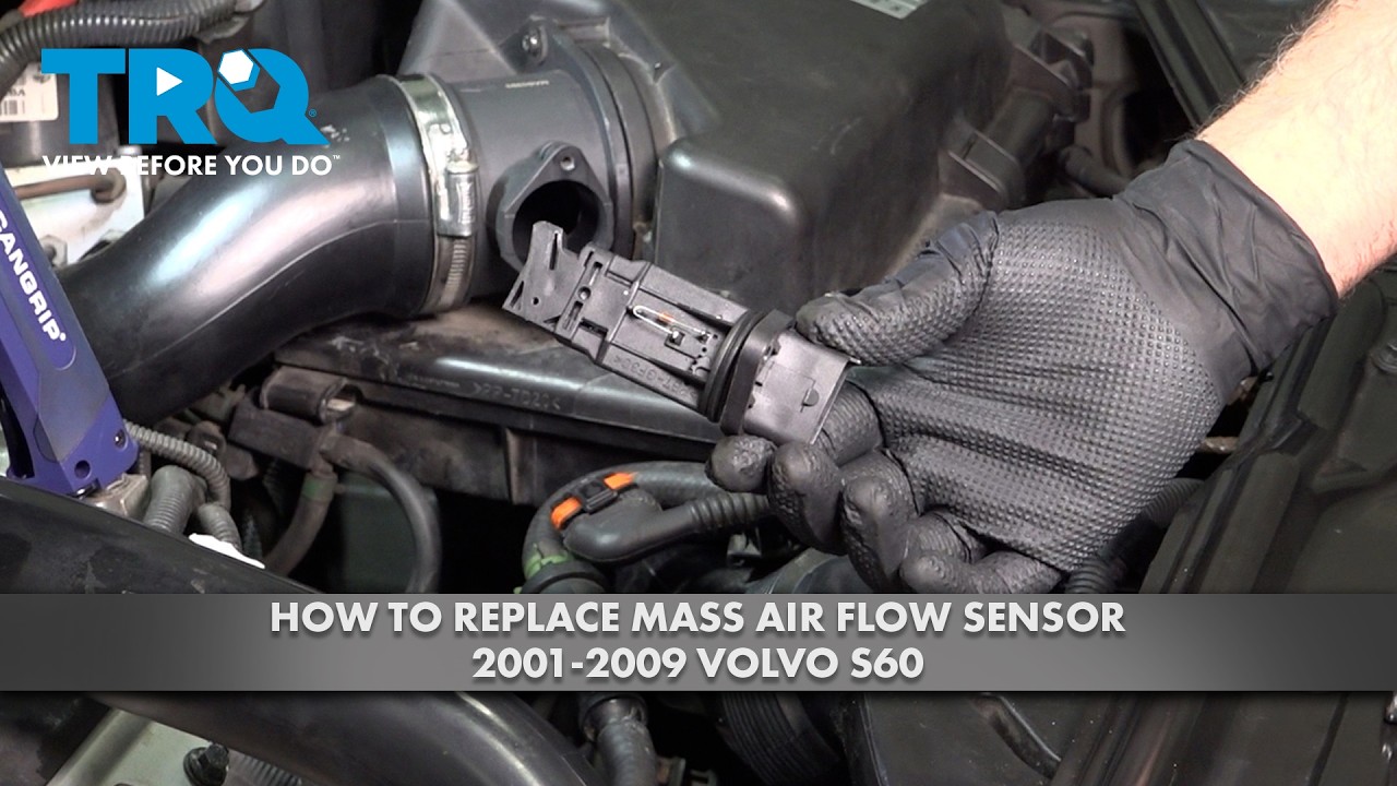 Как заменить датчик массового расхода воздуха на Volvo S60 2.5L L5 2001-2009 годов выпуска
