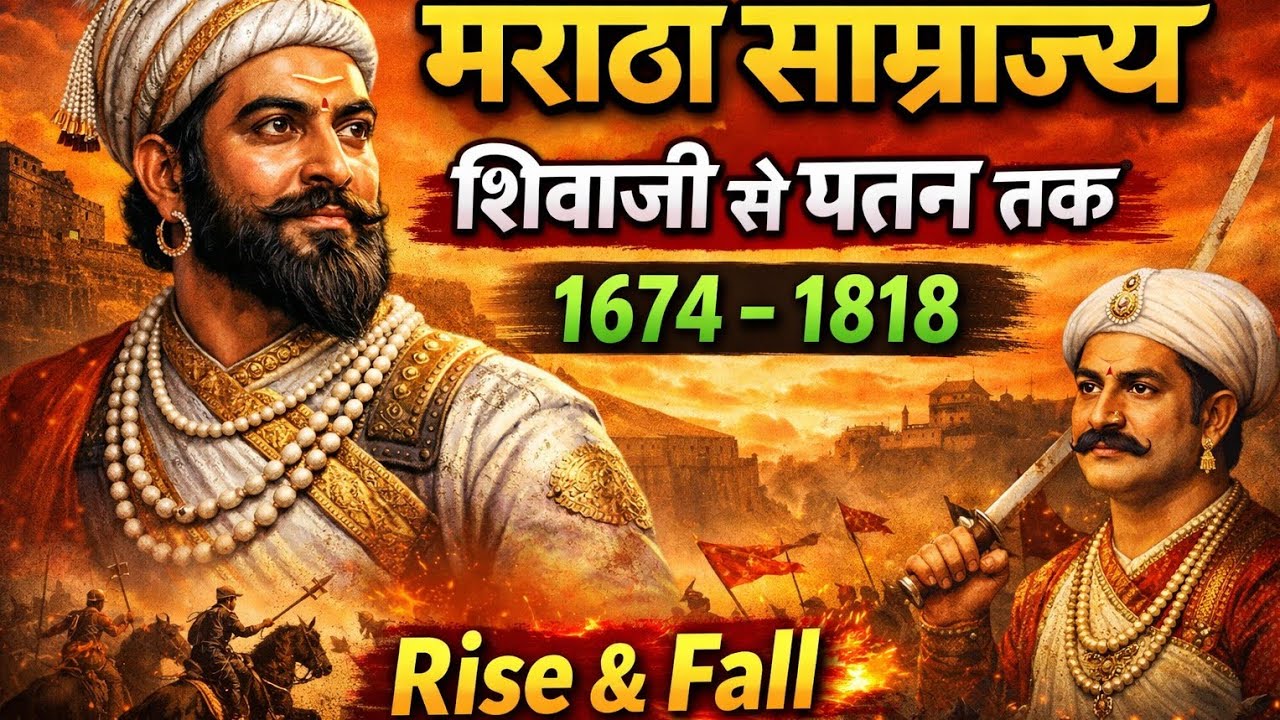 Lecture-18: Maratha Empire (मराठा साम्राज्य): History By S.k Sir | GS for SSC CGL, CHSL, CPO, MTS.
