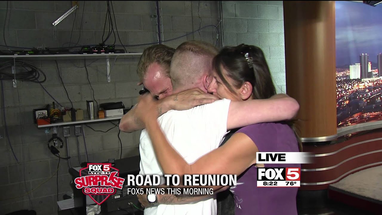 FOX5 Surprise Squad: Lost Son Reunites w/Father LIVE ON AIR Thanks to Viewers
