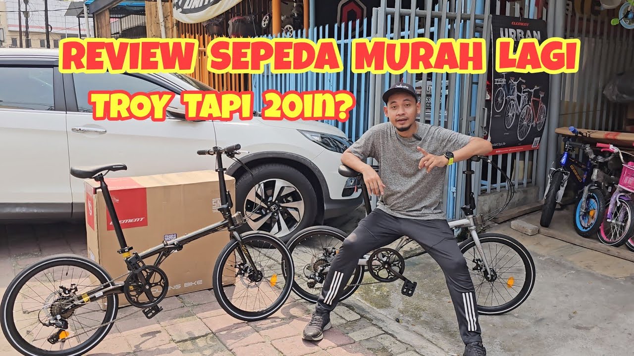 Sepeda Lipat Terjangkau Element Troy Versi 20in