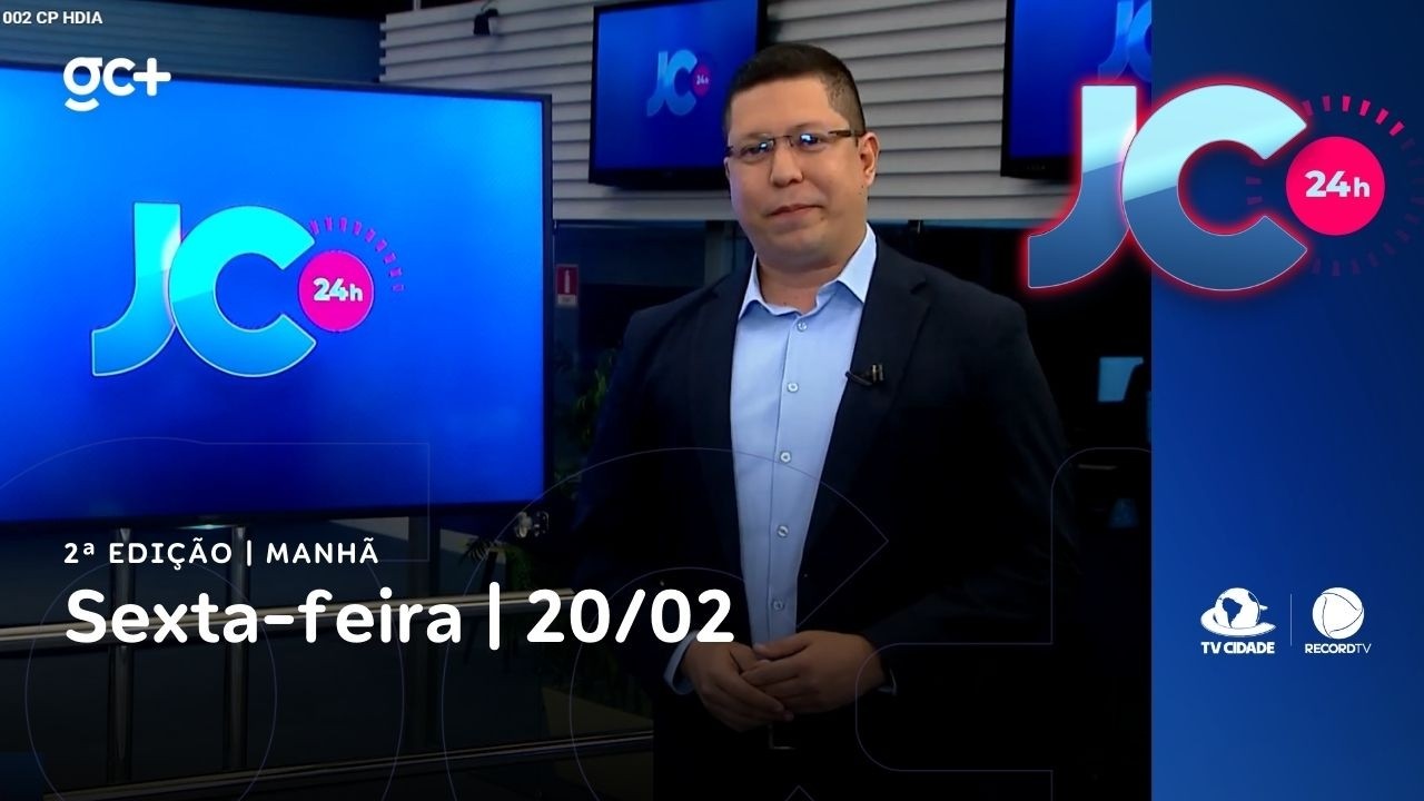 JC 24 horas | 2ª edição | Manhã | 20/02/2026 | Jornal da Cidade
