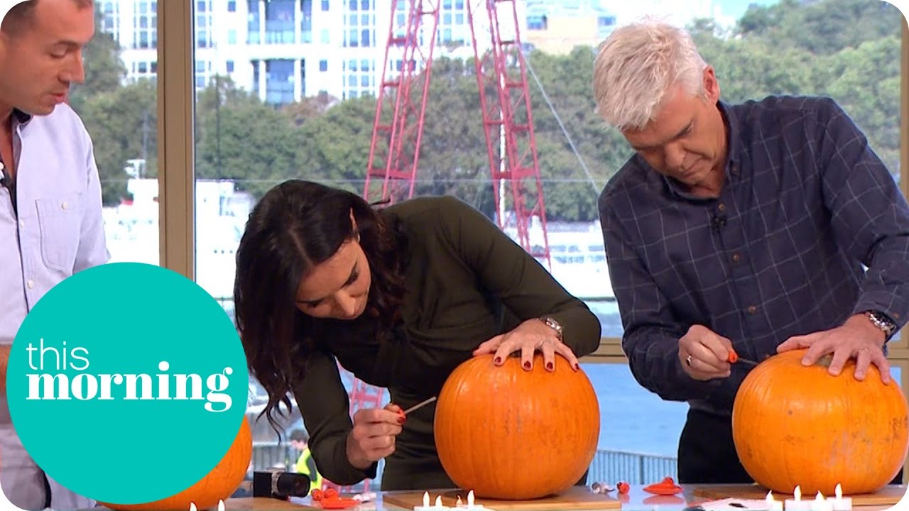 Phillip And Christine Go Head To Head Pumpkin Carving | This Morning