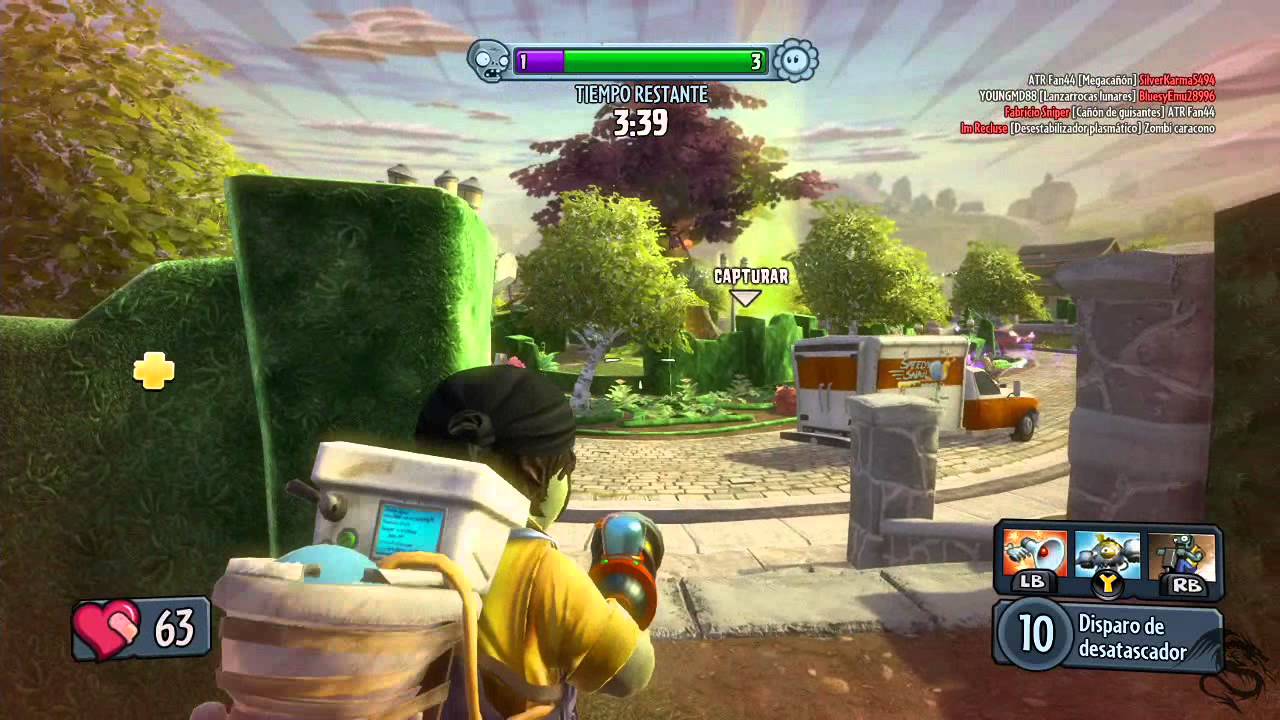 Plantas vs Zombis Garden Warfare | Consiguiendo la racha de 30| el cactus sonrisas | #2