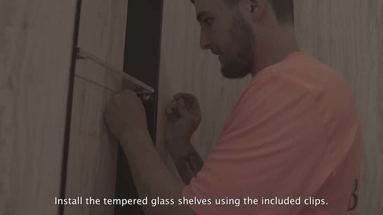 Transolid Expression Shower Wall installation