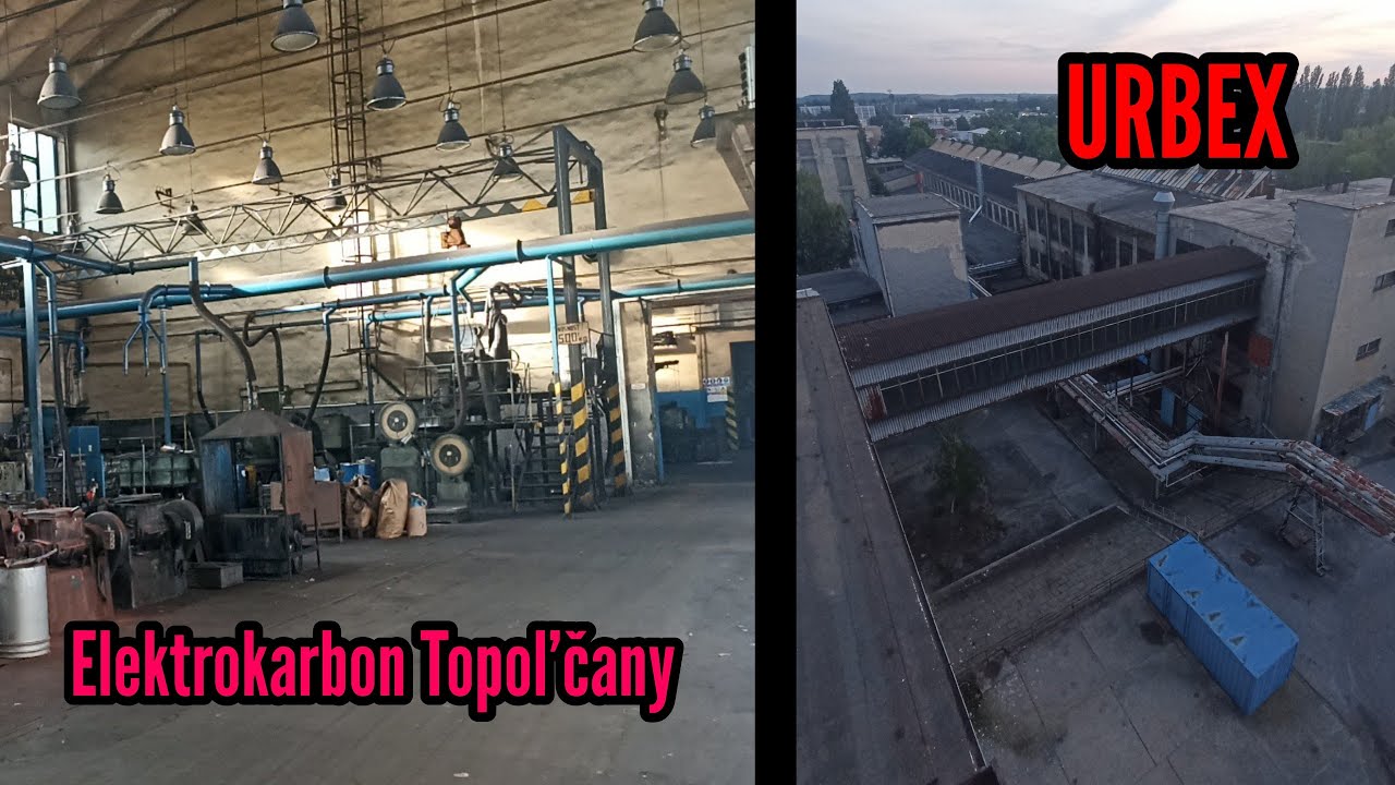 Opustené závody Elektrokarbon Topoľčany | URBEX