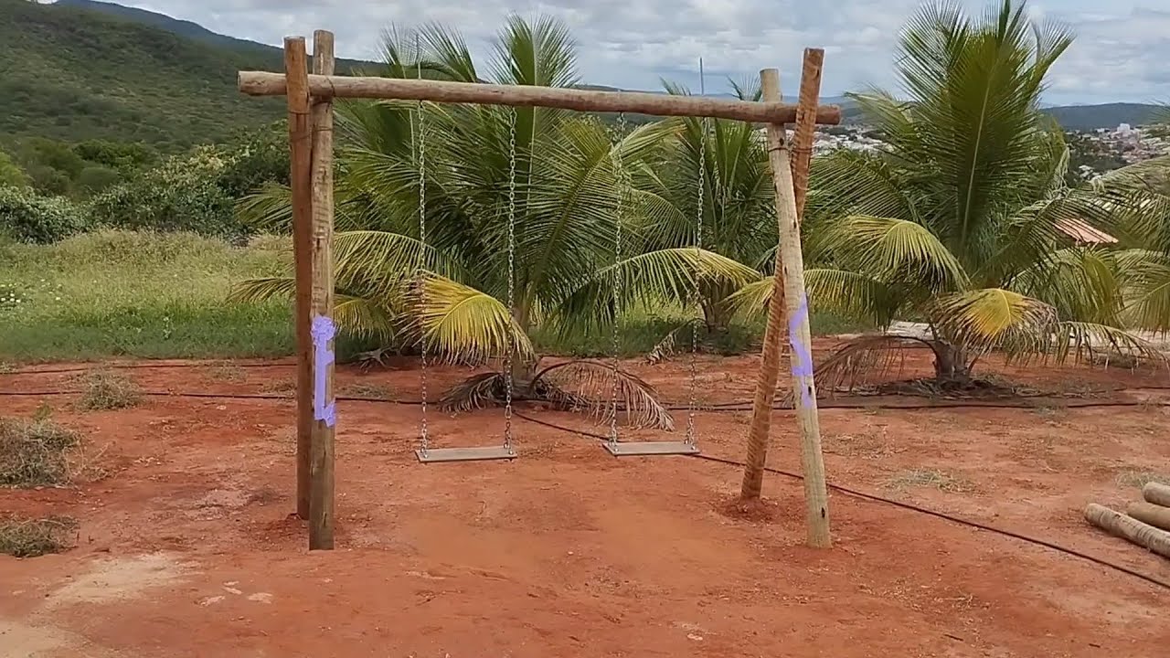 Como fazer Balanço com Estacas de Eucaliptos