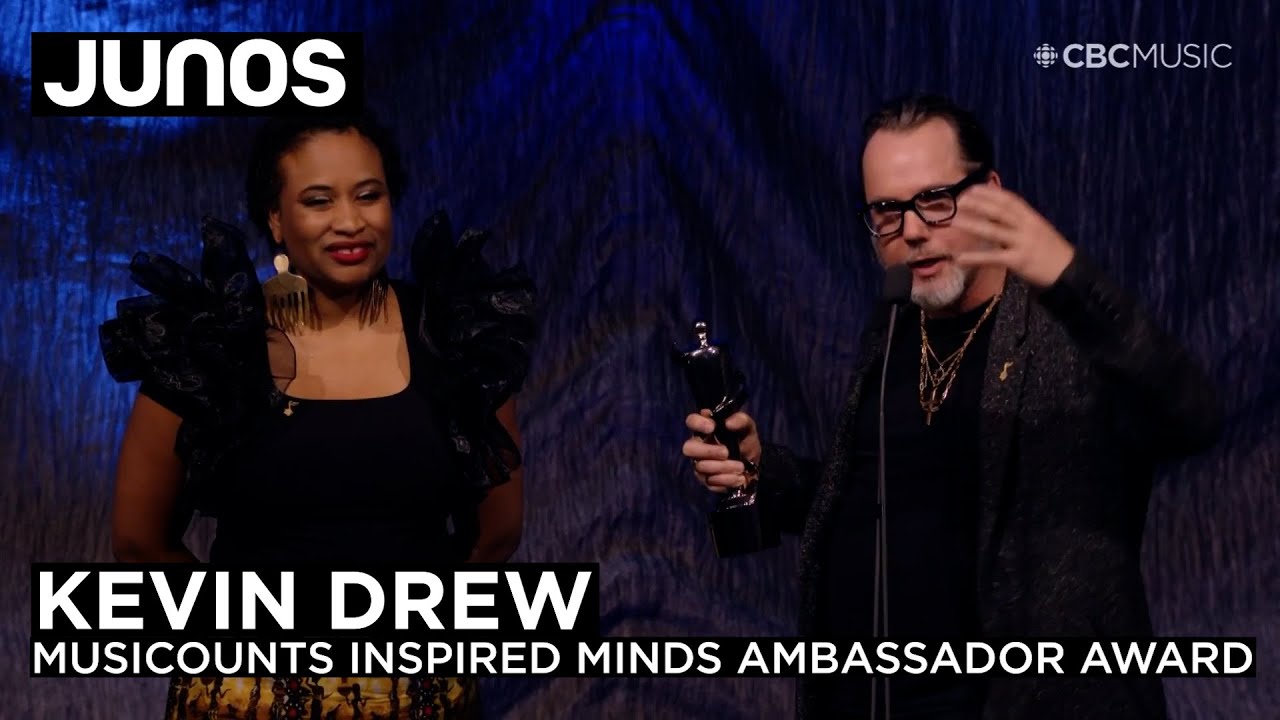 Kevin Drew honoured with Musicounts Inspired Minds Ambassador Award | 2023 Juno Awards