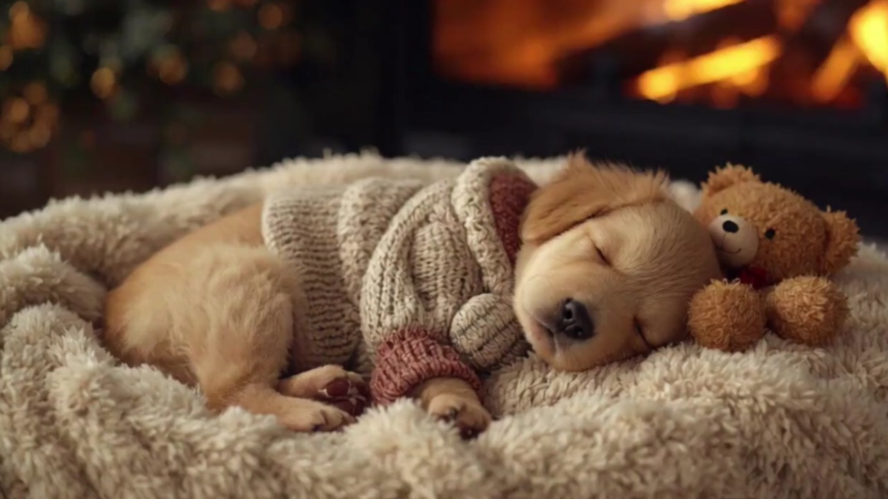 12 Hours Dog Sleep Music 🐶💤 Calm Piano Ambient for Deep Sleep | Relaxing Pet Music
