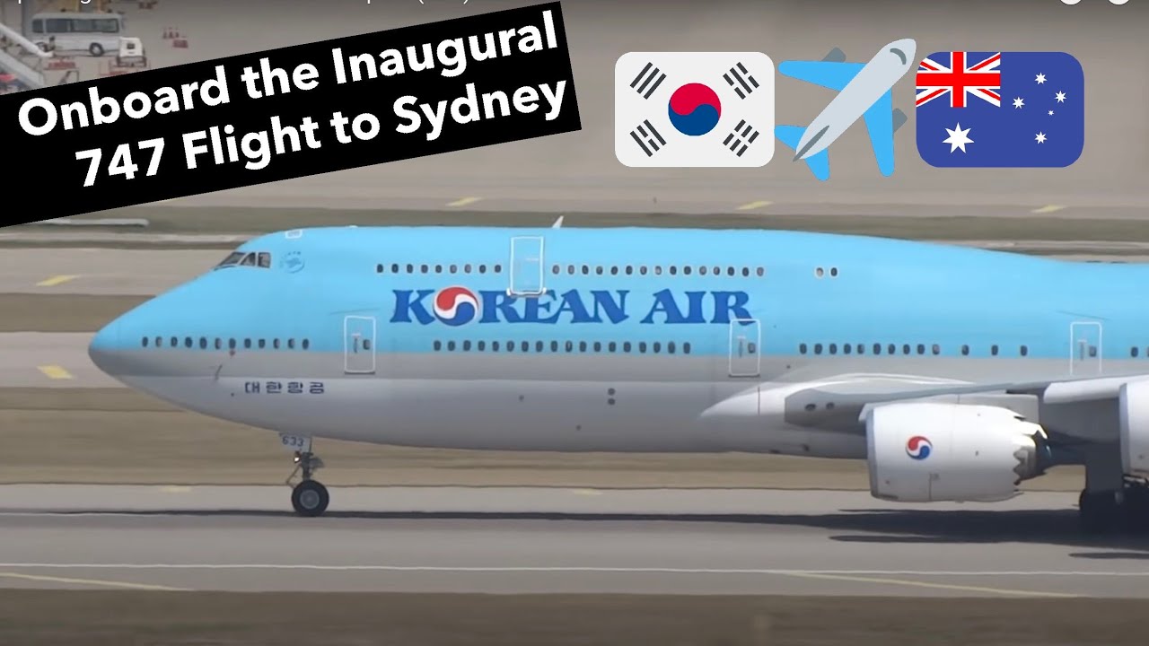 Korean Air 747-8 Economy: Australia's ONLY 747 Flight ✈️