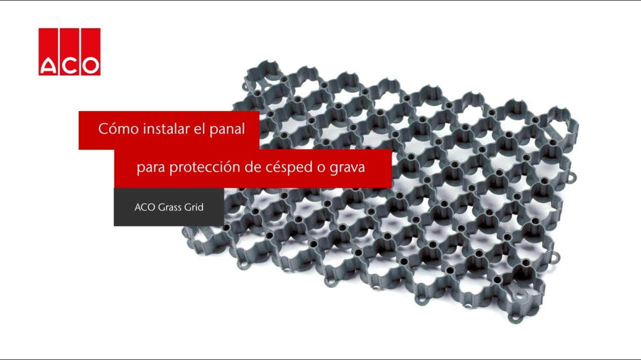 ACO | Instalación del protector de suelo Grass Grid