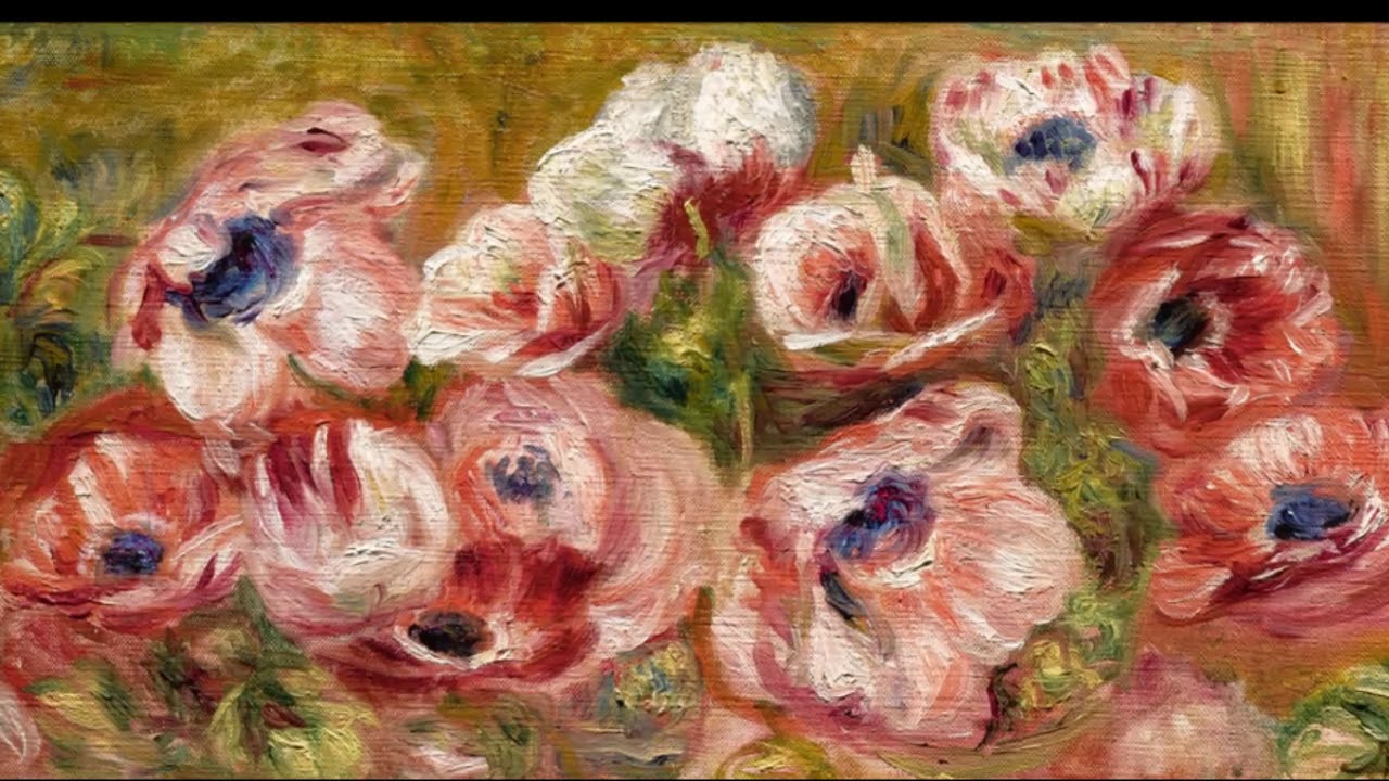 Still-life paintings of Flowers by Pierre-Auguste Renoir (French, 1841-1919)