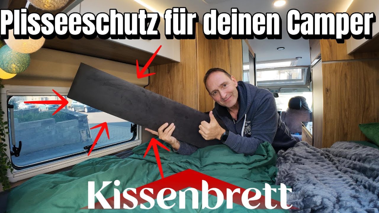 Plissee Schutz im Camper nachrüsten. Nie wieder Plisseeschäden!!