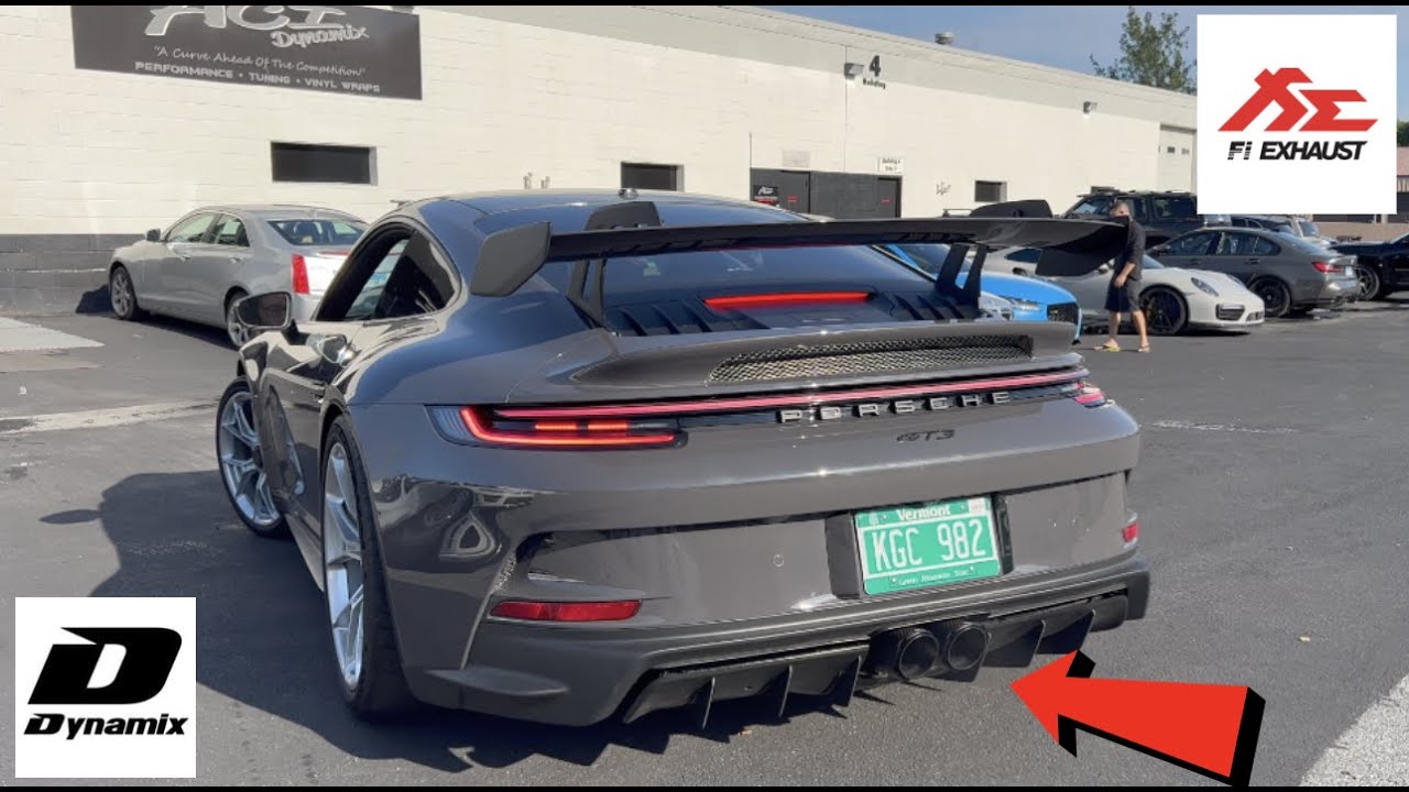 992 Porsche GT3 FI Exhaust Install and Sound!!