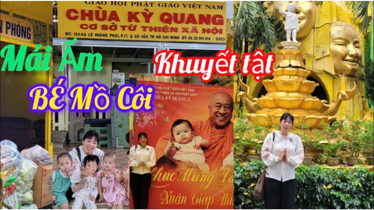 Mái ấm chùa kỳ Quang 2 nuôi dưỡng các Bé khuyết tật bẩm sinh mồ côi