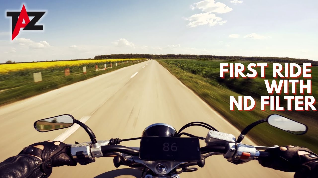 Yamaha Dragstar XVS 650 Bobber | First ride with ND Filter on