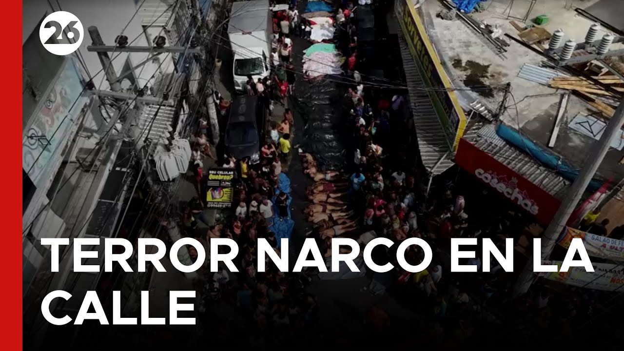 🚨 GUERRA NARCO en R&iacute;o de Janeiro: cuerpos DECAPITADOS Y CAD&Aacute;VERES tirados en la CALLE