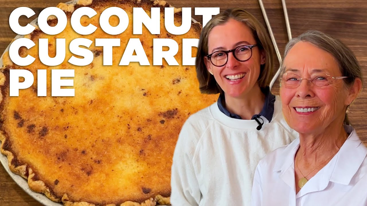 Coconut Custard Pie | Amanda Messes Up In The Kitchen