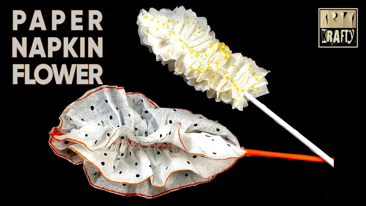 2 Methods to Create PAPER NAPKIN FLOWER | LOCKDOWN PROJECT | ONLINE CLASS | HOME DECOR | DIY