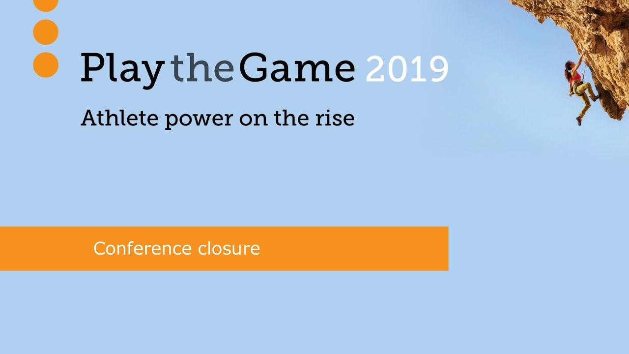 Play the Game 2019: Conference closure