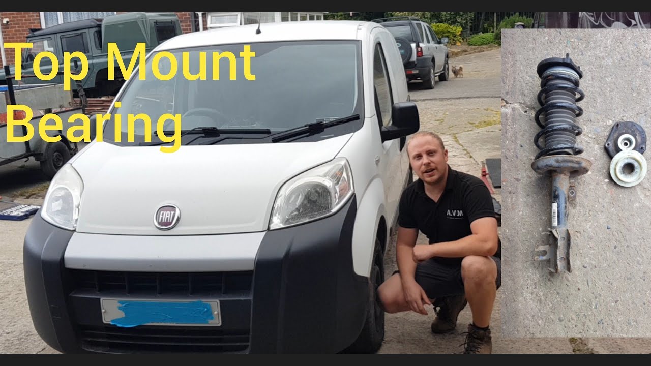 Замена подшипника верхнего крепления амортизатора Fiat Fiorino Citroen Nemo Peugeot Bipper Стук п...