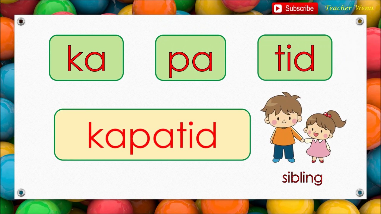 My Family in  Tagalog | Pagsasanay sa Pagbasa | Tutorial # 63