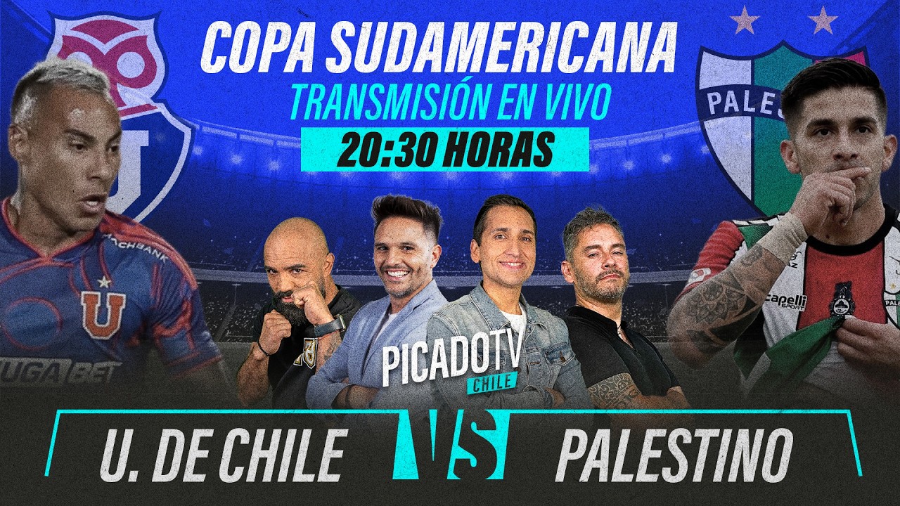 ⚽️🔥 U. DE CHILE VS PALESTINO EN PICADOTV CHILE 🔴