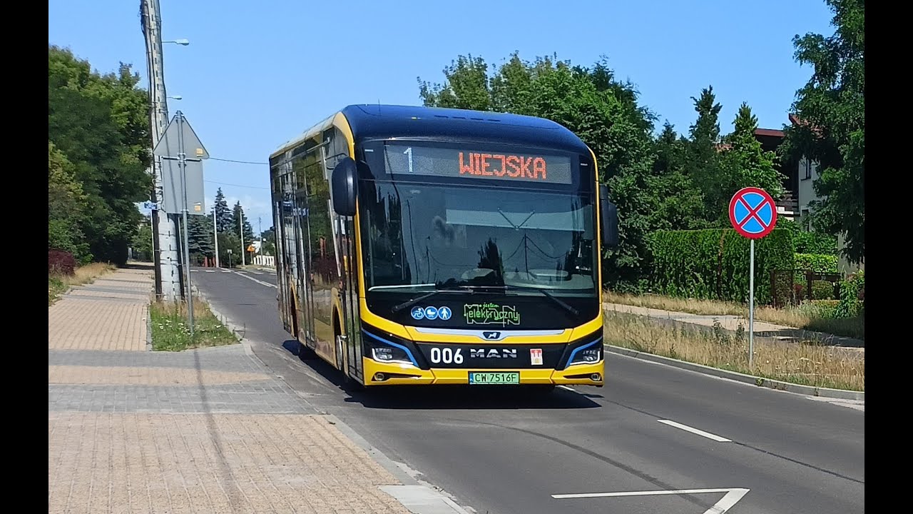MAN NL326 Lion`s City 12E #006 MPK Włocławek linia 1