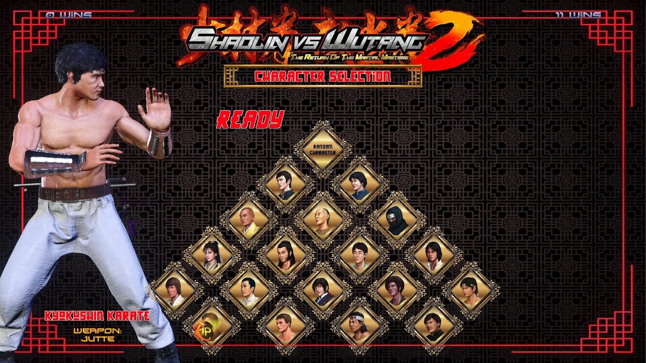 [Shaolin vs Wutang 2] Gameplay - Kyokushin Karate