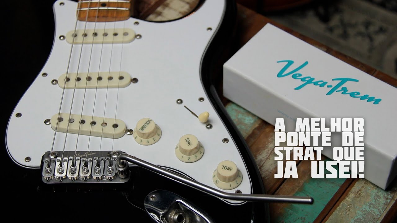 A melhor ponte flutuante pra Strat que eu já usei: Ultratrem VT-1 // Vega-Trem
