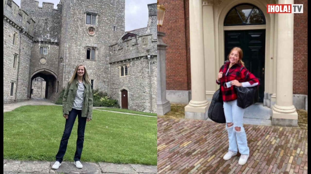 Alexia de Holanda y Leonor de España llegan a Gales para estudiar bachillerato | ¡HOLA! TV