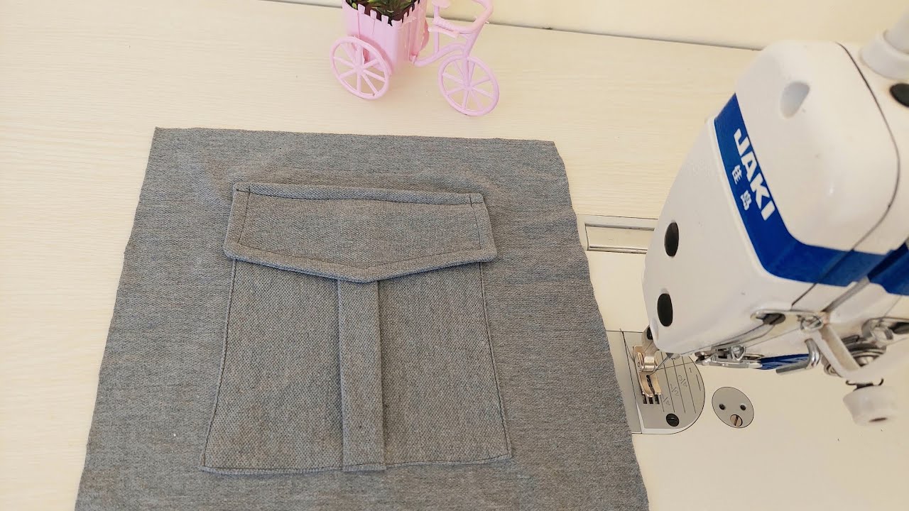 تقنية ذكية💡لخياطة الجيب الرياضي بكل سهولة واحترافية //sewing sports pocket