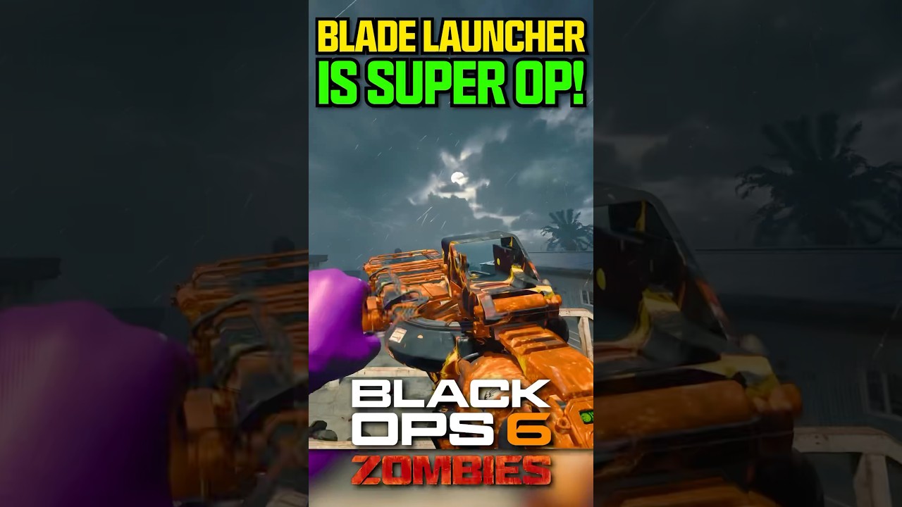 NEW Blade Launcher is SUPER OP For Boss Fights! (Black Ops 6 Zombies)