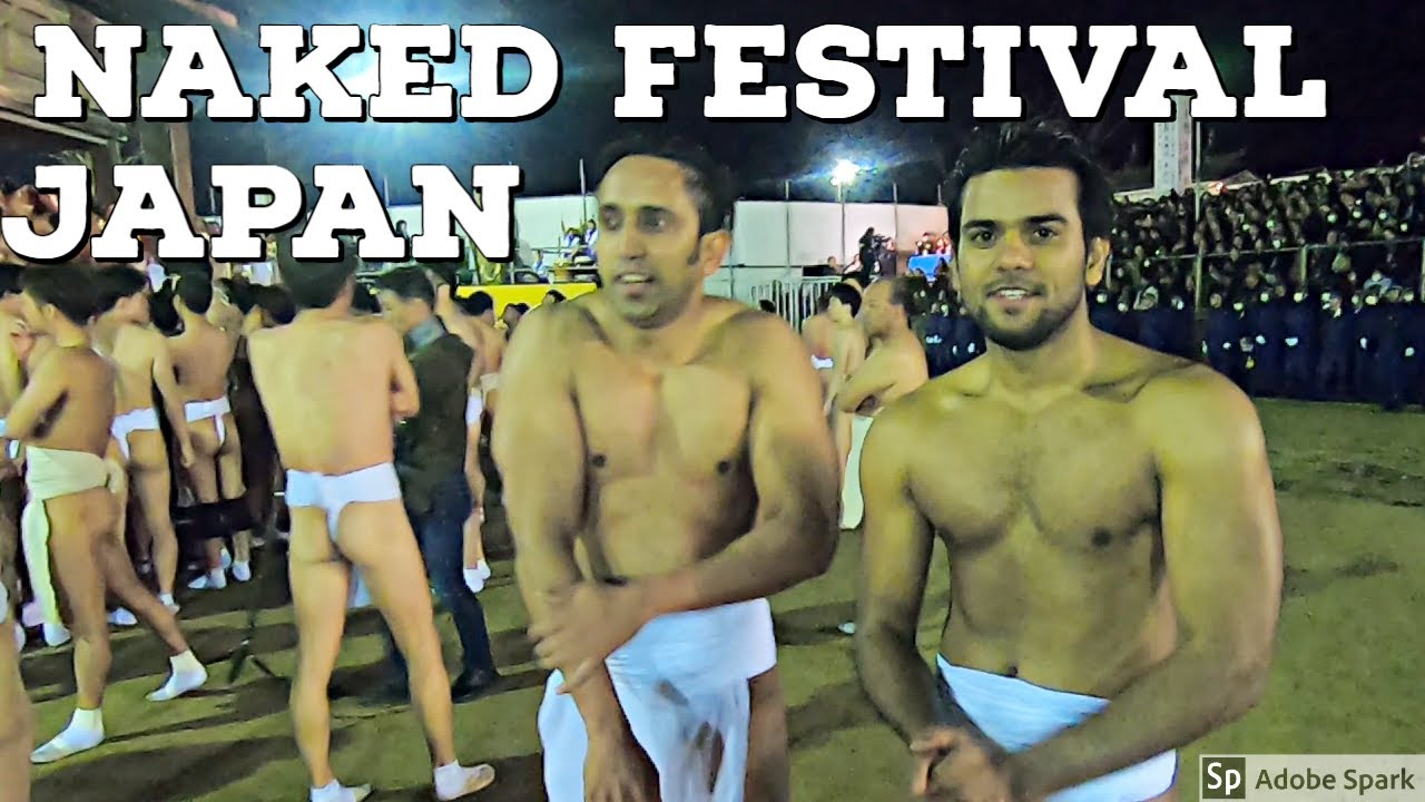 INDIANS IN CRAZY JAPANESE FESTIVAL HADAKA MATSURI जापान त्यौहार 裸祭2020 II OKAYAMA II Rom Rom Ji