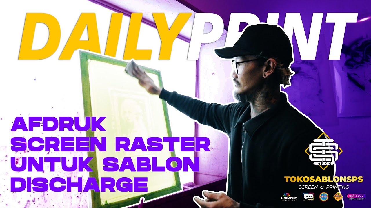 Daily Print | Afdruk Screen Raster Untuk Sablon Discharge