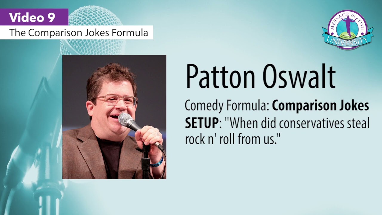 37   The Comparison Joke Formula