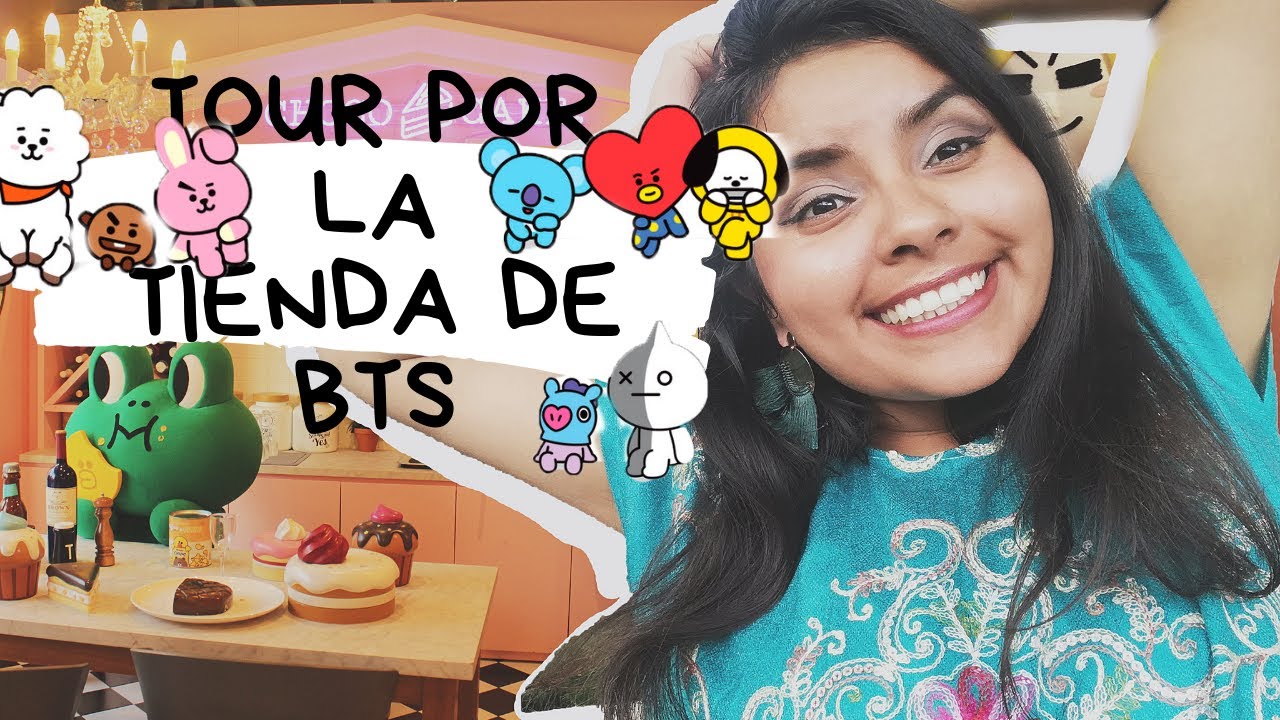 TOUR POR LA TIENDA LINE BTS