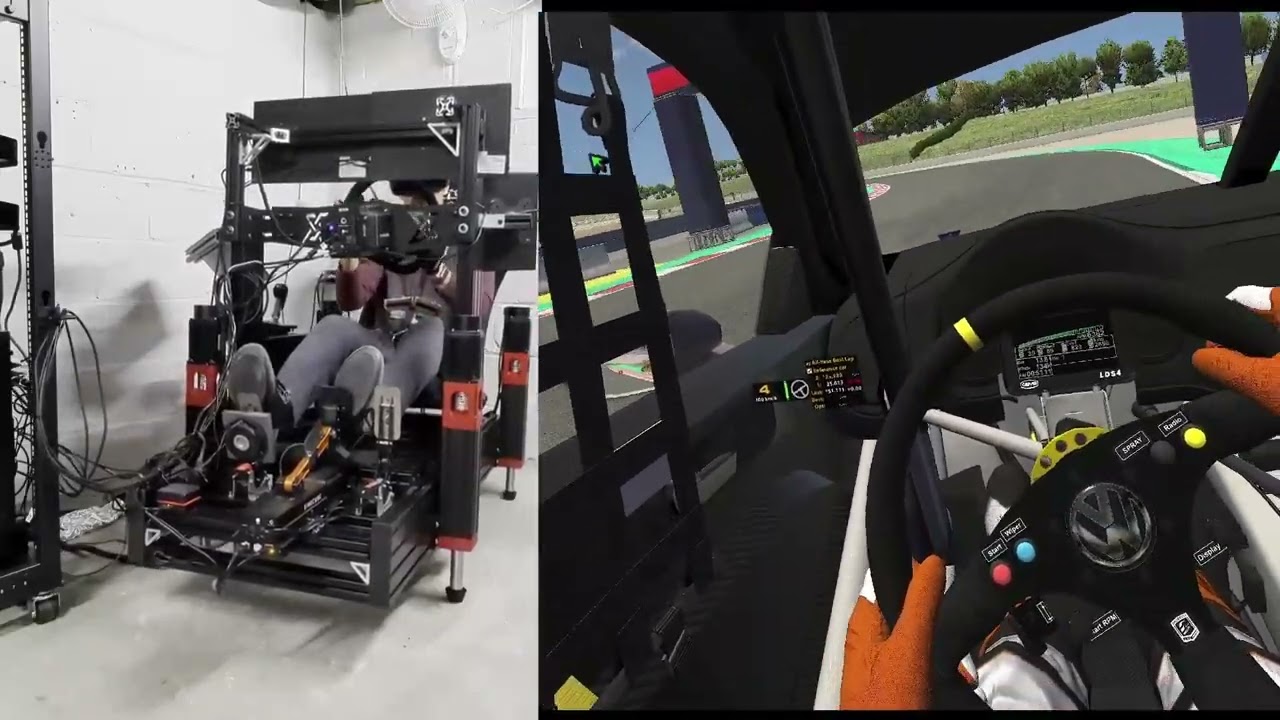 New Motion Sim Testing | RS Mega+ | iRacing RallyX