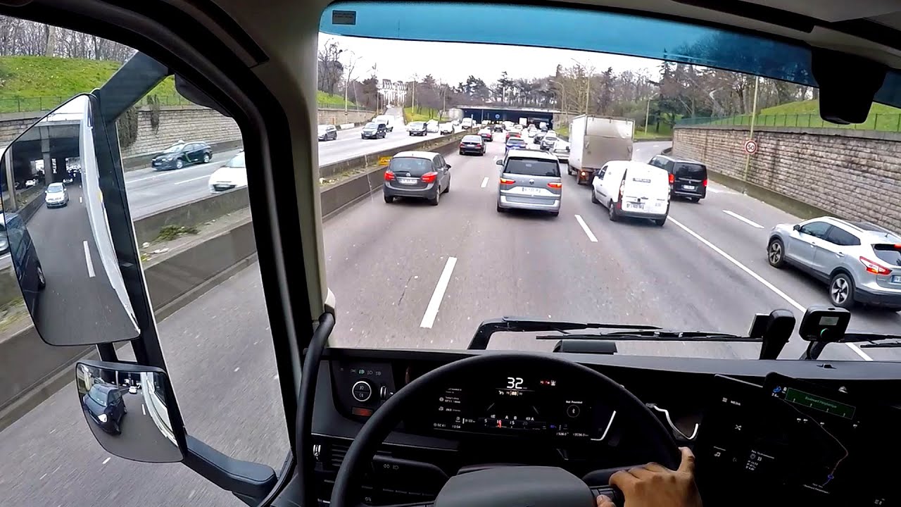 POV Truck Driver - Across Paris A10 ➡️ A1 France 🇫🇷